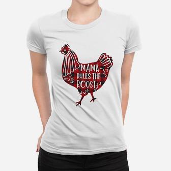 Mama Rules The Roots Ladies Tee - Seseable