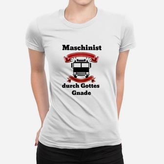 Masachinistisches Feuerwehr- Frauen T-Shirt - Seseable