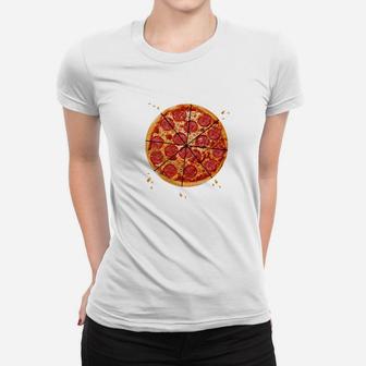 Matching Pizza Slice Shirts For Daddy And Baby Father Son Premium Ladies Tee - Seseable