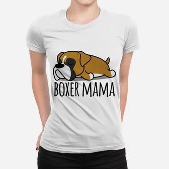 Mens Cute Boxer Mama Boxer Beautiful Gift For Mom Ladies Tee - Seseable