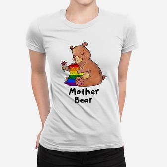 Mother Bear Proud Gay Ladies Tee - Seseable