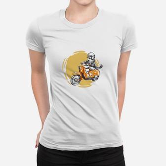 Motorrad Vintage Frauen Tshirt für Herren, Retro Motorradfahrer Tee - Seseable