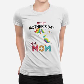 My 1st Mothers Day As A Mom birthday Ladies Tee - Seseable
