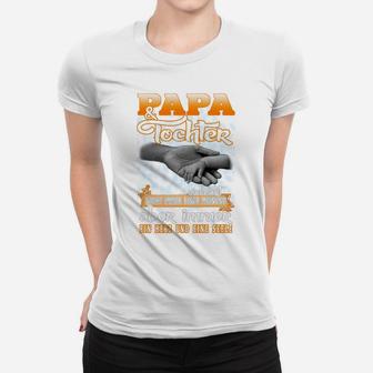 Papa & Tochter Hand in Hand Frauen Tshirt – Motiv für Liebe und Stärke - Seseable