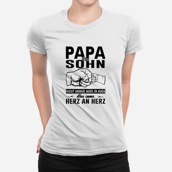 Papa Und Sohn Aber Immer Frauen T-Shirt - Seseable