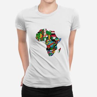Proud African Country Flags Continent Love Ladies Tee