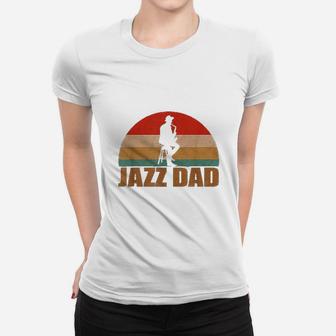 Retro Jazz Dad Ladies Tee - Seseable