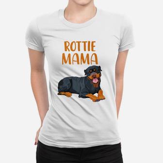 Rottie Mama Rottweiler Ladies Tee - Seseable