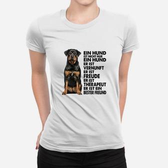 Rottweiler Ein Hund Ist Nicht Nur Ein Hund Frauen T-Shirt - Seseable