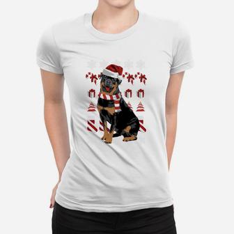 Rottweiler Weihnachtspulli Frauen T-Shirt - Seseable