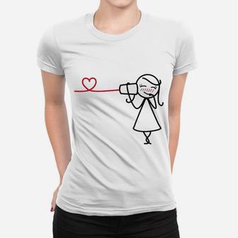 Say I Love You Couples Valentines Romantic Gifts Ladies Tee - Seseable