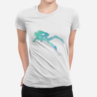 Scuba | Diving Under Water Gifts | Scuba Diver Ladies Tee - Seseable