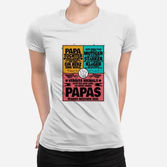 Stolzer Papa Frauen Tshirt, Töchter Spruchmotiv für Väter - Seseable