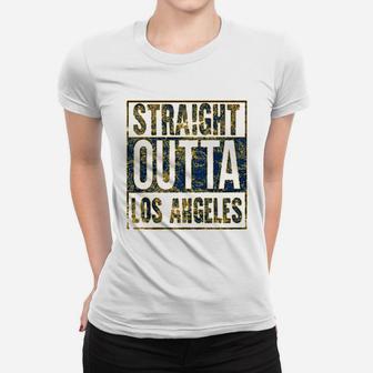 Straight Outta Los Angeles Hometown Pride Ladies Tee - Seseable