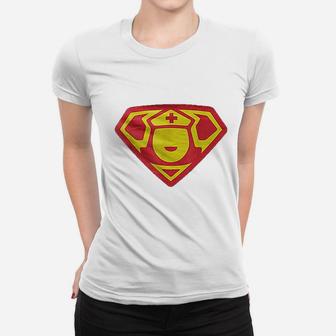Super Nurse Superhero Superpower Funny Ladies Tee - Seseable