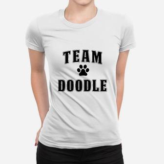 Team Doodle Funny Doodle Gift For Doodle Lover Ladies Tee - Seseable