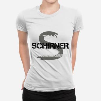 Team Schreiner Motto Frauen Tshirt, Handwerker Slogan in Weiß - Seseable