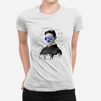 Tesla Für Elektriker Physiker E Nerds Frauen T-Shirt - Seseable