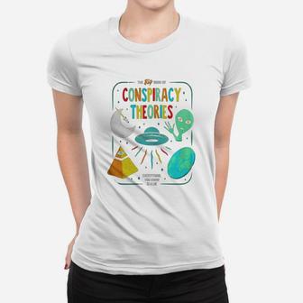 The Big Book Of Conspiracy Theories Funny T-shirt Ladies Tee - Seseable