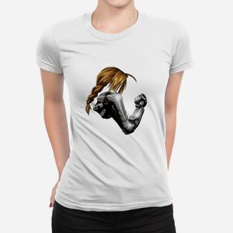 The Metal Arm Elric T-shirt Ladies Tee - Seseable