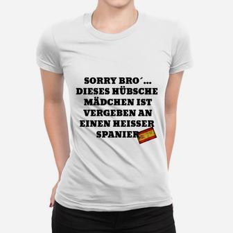 Verbiges Ein Einen Heiser-Spanier- Frauen T-Shirt - Seseable