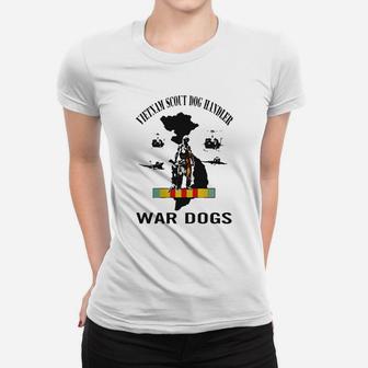 Vietnam Scout Dog Handler- Ladies Tee - Seseable