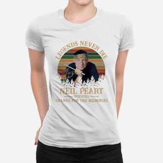 Vintage Neil Peart Legends Never Die 1952 2020 Memories Signed Shirt Ladies Tee - Seseable