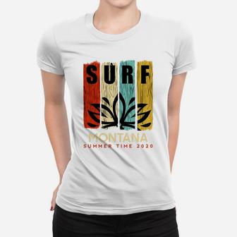 Vintage Surf Montana Summer Time 2020 Ladies Tee - Seseable