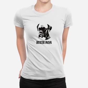 Womens Boxer Boxer Dog Mom Shirts Ladies Tee - Seseable
