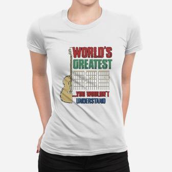 Worlds Greatest Guitar Dad You Wouldnt Understand Guitarist Women T-shirt - Seseable