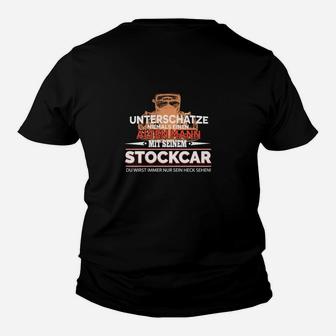 Alten Mann Mit Seinem Stockcar Kinder T-Shirt - Seseable