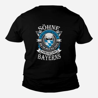 Bayerisches Motto Kinder Tshirt Söhne Bayerns mit Kompass-Design - Seseable