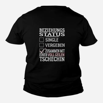 Beziehungsstatus Tschechin Kinder T-Shirt - Seseable