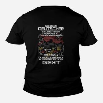 Deutscher November Geboren Kinder T-Shirt - Seseable