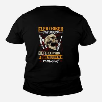 Elektriker Eine Person Die Fehler Von Kinder T-Shirt - Seseable