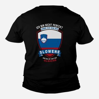 Haupttitel: Patriotisches Slowenien Kinder Tshirt - Nicht perfekt, aber Slowene - Seseable