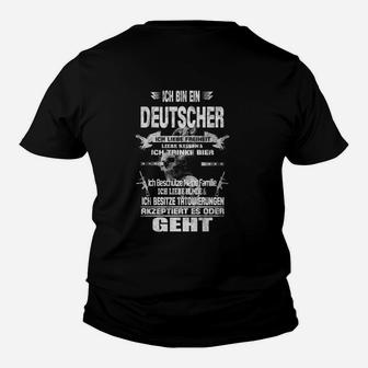 Ich Bin Ein Deutscher Hunde Kinder T-Shirt - Seseable