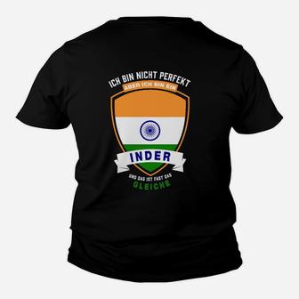 Ich Bin Nicht Perfekt Aber Inder Kinder Tshirt, Lustiges Indien-Motiv - Seseable