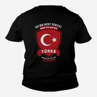 Ich Bin Nicht Perfekt Aber Stolzer Türke - Kinder Tshirt für Herren - Seseable