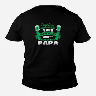 Koch Papa Kinder Tshirt, Lustiges Tee für Väter - Seseable