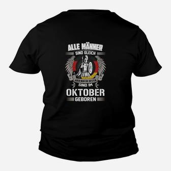 Oktober Geburtstag Herren Kinder Tshirt mit Adler Motiv, Beste Männer - Seseable