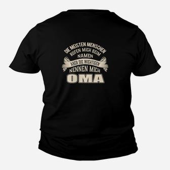 Oma Kinder Tshirt - Die Wichtigen Nennen Mich so, Lustiges Tee - Seseable