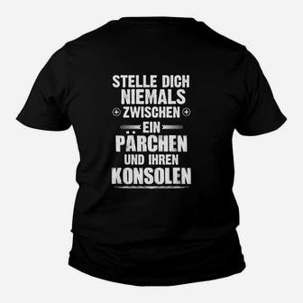 Paar Konsolen Leidenschaft Kinder T-Shirt - Seseable