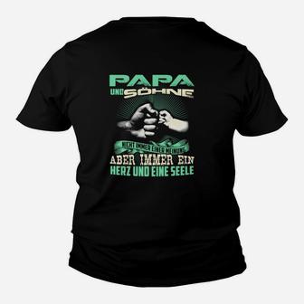 Papa Unschlagbar Herren Kinder Tshirt, Motivations-Slogan mit Boxhandschuhen - Seseable