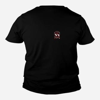 Schwarzes Herren Kinder Tshirt mit Logo-Print auf der Brust, Stylisches Design - Seseable
