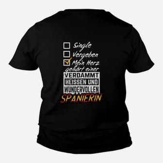Single Vergeben Spanierin Kinder T-Shirt - Seseable