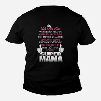 Super Mama Kinder Tshirt mit Spruch, Perfektes Geschenk für Mütter - Seseable