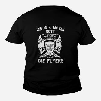 Totenkopf Hockey Fan Kinder Tshirt - Unterstützung für Die Flyers - Seseable