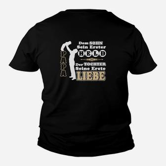 Vatertag Kinder Tshirt Sohn Erster Held, Tochter Erste Liebe, Hero Liebe Design - Seseable