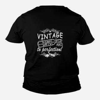 Vintage 1990 Aged to Perfection Kinder Tshirt, Retro Geburtstagsjahrgang Tee - Seseable